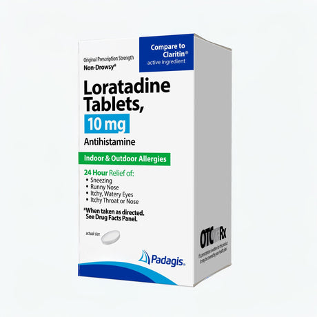 Padagis Loratadine Allergy Relief, 10 mg, Tablet