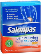 Salonpas Pain Relieving Gel-Patch Hot, Capsaicin / Menthol, 0.025% - 1.25% - 46581087006 - LL Medico