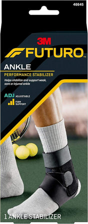 3M Futuro Ankle Performance Stabilizer, Adjustable, Adult, Black