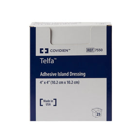 Cardinal Health Telfa Island Dressing, Square Sterile — 4" x 4"