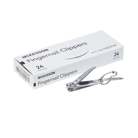 McKesson Fingernail Clippers, Thumb Squeeze Lever - 16-FNC01J - LL Medico