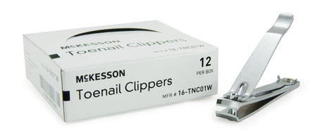McKesson Toenail Clippers, Thumb Squeeze Lever - 16-TNC01J - LL Medico