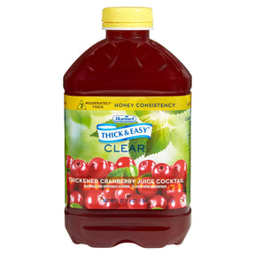 Thick-It Thick & Easy Thickened Cranberry Juice Cocktail Beverage, Honey Consistency, 46 oz