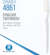 Dynarex Toothbrush, Ivory, 30 Tuft