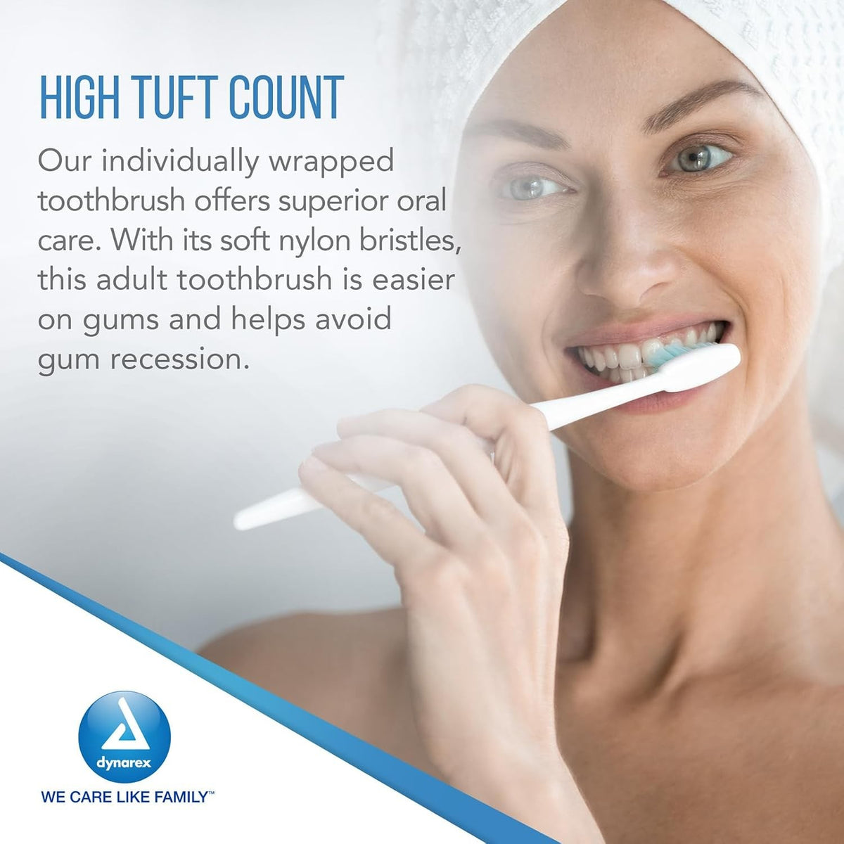 Dynarex Toothbrush, Ivory, 30 Tuft