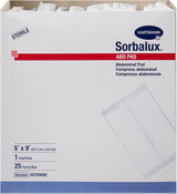 Hartmann Sorbalux ABD Sterile Abdominal Pad, 5 x 9 Inch, One-Ply