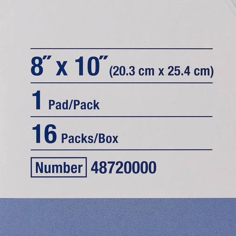 Sorbalux ABD Sterile Abdominal Pad, 8 x 10 Inch, One-Ply