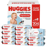 Huggies Simply Clean Baby Wipes, Fragrance Free