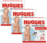 Huggies Simply Clean Baby Wipes, Fragrance Free