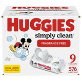 Huggies Simply Clean Baby Wipes, Fragrance Free