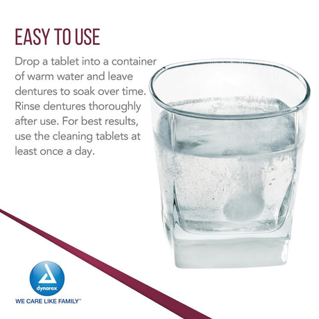 Dynarex Denture Cleanser Tablets