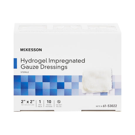 McKesson Hydrogel Wound Dressing, Impregnated, Sterile — 2" x 2"