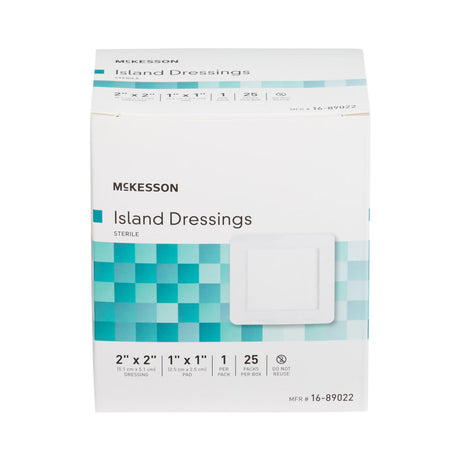 McKesson Island Dressing, Square Sterile - 16-89022 - LL Medico
