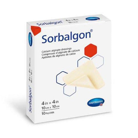Hartmann Sorbalgon Alginate Dressing, 4 x 5 Inch