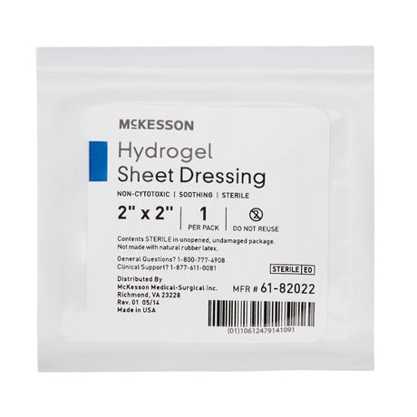 McKesson Hydrogel Wound Dressing Sheet, Sterile — 2" x 2"