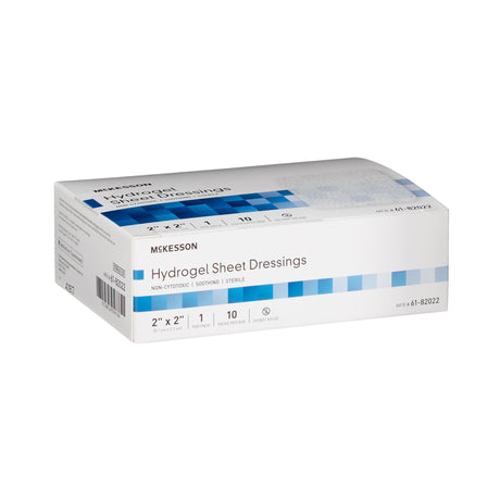 McKesson Hydrogel Wound Dressing Sheet, Sterile - 61-82022 - LL Medico
