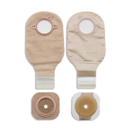 Hollister New Image Two-Piece Clear Ileostomy/Colostomy Pouch, 57mm Flange, Red - 19003-Box - LL Medico