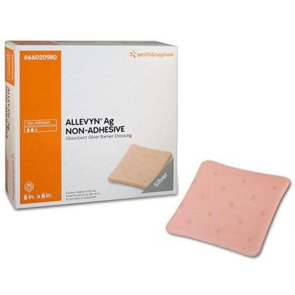 Smith & Nephew Allevyn Tracheostomy Nonadhesive Foam Dressing, 3.5 x 3.5 Inch