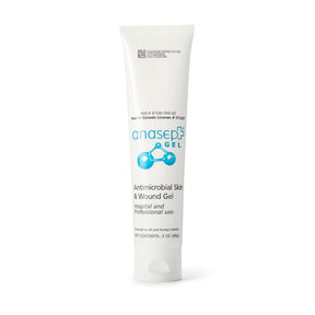 Anasept Antimicrobial Skin and Wound Gel, 3 oz Tube, Clear, Nonsterile, Amorphous Hydrogel - 5003G - LL Medico