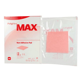 PolyMem Max Nonadhesive Without Border Foam Dressing, 3 x 3 Inch