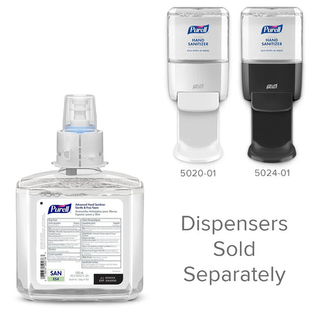 Purell Advanced Hand Sanitizer Foam, 1200 mL Refill Bottle, Case of 2