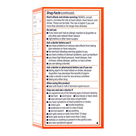 Motrin IB Ibuprofen Coated Caplets, 200 mg