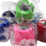 CoFlex NL Cohesive Bandage, Self-adherent Closure, Elastic, Neon Pink - Blue - Purple - Light Blue - Neon Green - Red, Nonsterile, 12 lbs. Tensile Strength - LL Medico