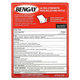 Bengay Ultra Strength Pain Relieving Patch, Menthol 5%, Large Size - 510814900 - LL Medico