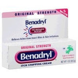 Benadryl Original Strength Itch Stopping Cream, Diphenhydramine HCl, 1% - 0.1%, 1 oz Tube - 511716200 - LL Medico