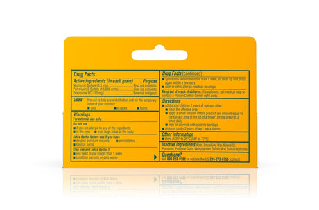 Neosporin + Pain Relief Cream, Maximum Strength First Aid Antibiotic, 0.5 oz Tube - 512382900-Single - LL Medico