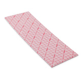 PolyMem Foam Dressing, Nonadhesive Without Border, Sterile, Polyurethane Foam, Pink, Film Backing, 4 x 12.5" - 5124-Single - LL Medico