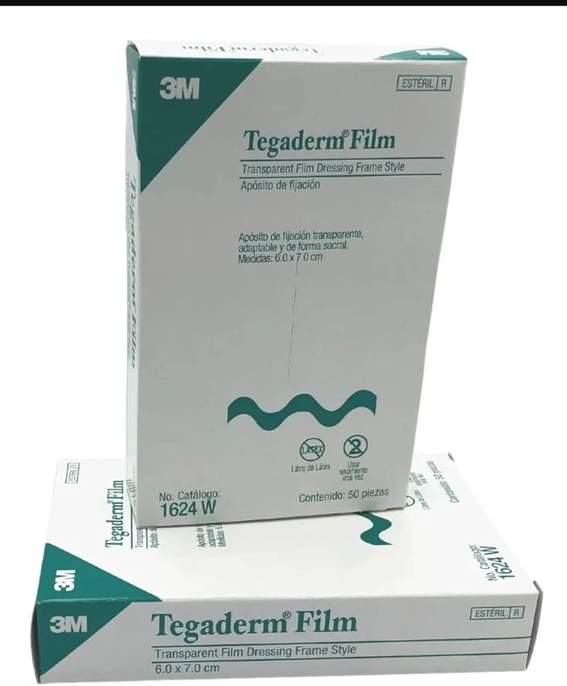 3M Tegaderm Transparent Sterile Film Dressing, 2-3/8 x 2¾ Inch