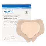 Aquacel Silicone Adhesive with Border Silicone Foam Dressing, 7 x 8 Inch