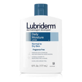 Lubriderm Daily Moisture Lotion, Fragrance Free, Unscented