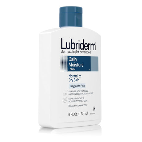 Lubriderm Daily Moisture Lotion, Fragrance Free, Unscented