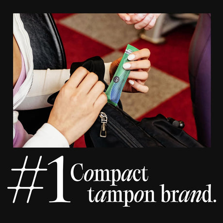 U By Kotex Click Compact Tampons, Super Plus Absorbency, Unscented