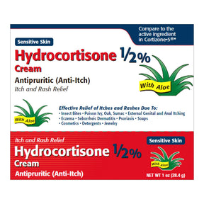Taro Hydrocortisone Itch Relief Cream, 0.5%, 1 oz Tube - 51672201002 - LL Medico