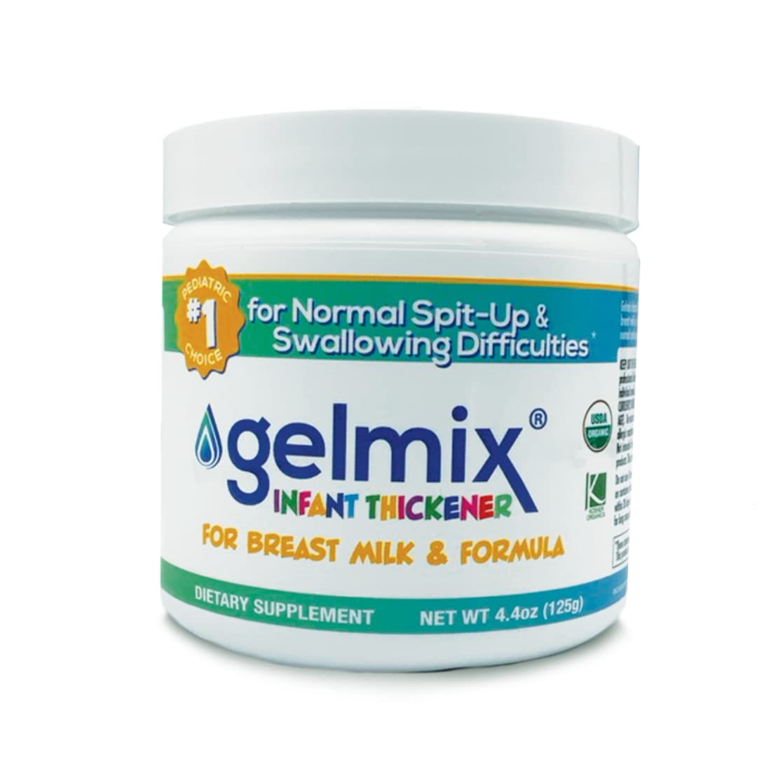 Gelmix Organic Infant Thickener for Breast Milk & Formula, Unflavored