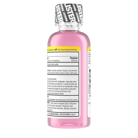 Listerine Total Care Zero Alcohol Anticavity Fluoride Mouthwash, Fresh Mint, 3.2 fl oz