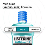 Listerine Cool Mint Mouthwash, Alcohol Free, Mild Mint - 524283000 - LL Medico