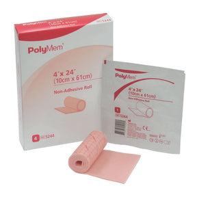 PolyMem Nonadhesive without Border Foam Dressing, 4 x 24 Inch