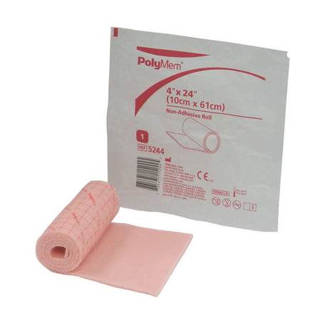 PolyMem Nonadhesive without Border Foam Dressing, 4 x 24 Inch
