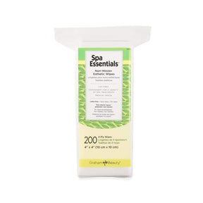 Spa Essentials Non-Woven Esthetic Wipes, Unscented, 4" x 4"