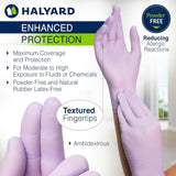 Halyard Lavender Nitrile Exam Gloves, Powder-Free