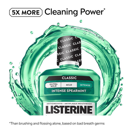Listerine Freshburst Antiseptic Mouthwash, Spearmint, 500 mL