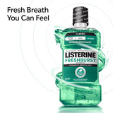 Listerine Freshburst Antiseptic Mouthwash, Spearmint, 500 mL