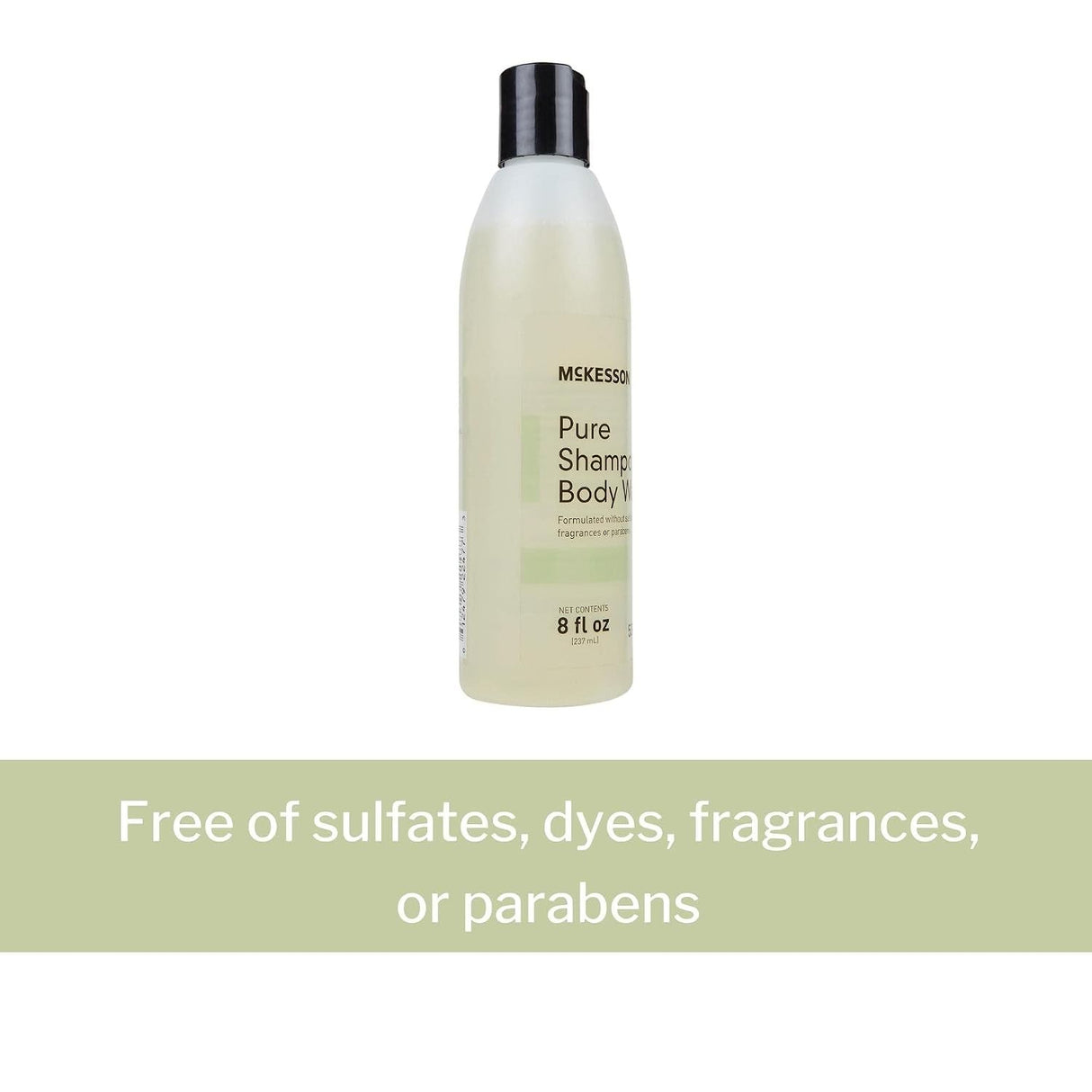 McKesson Pure Shampoo & Body Wash, Unscented, 8 fl oz