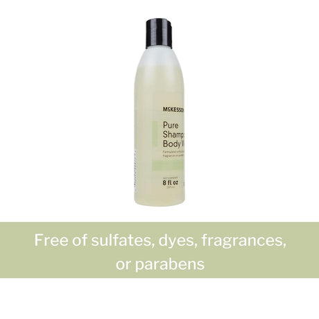 McKesson Pure Shampoo & Body Wash, Unscented, 8 fl oz