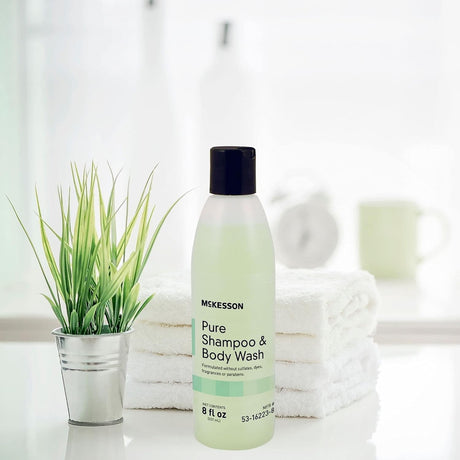 McKesson Pure Shampoo & Body Wash, Unscented, 8 fl oz