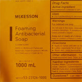 McKesson Foaming Antibacterial Soap, Clean Scent, 1000 mL